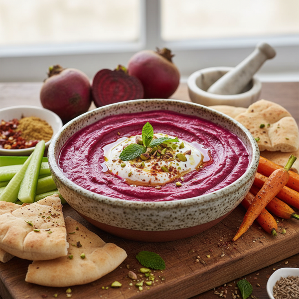 Egyptian Spiced Beetroot Dip recipe
