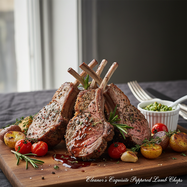 Eleanor's Exquisite Peppered Lamb Chops recipe