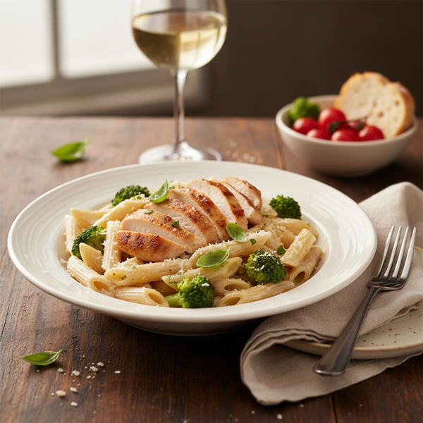 Elegant Chicken and Broccoli Penne recipe