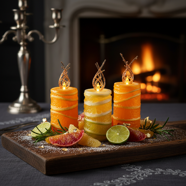 Elegant Citrus Candle Display recipe