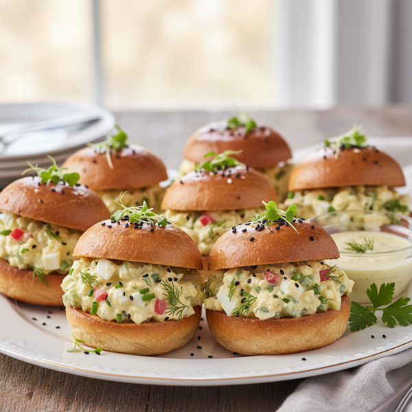 Elegant Egg Salad Delight Rolls recipe
