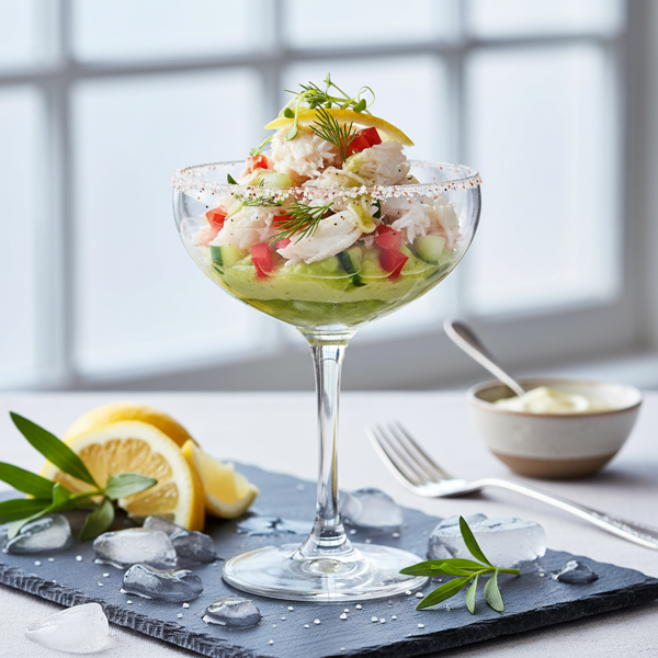 Elegant Fresh Crab Cocktail recipe