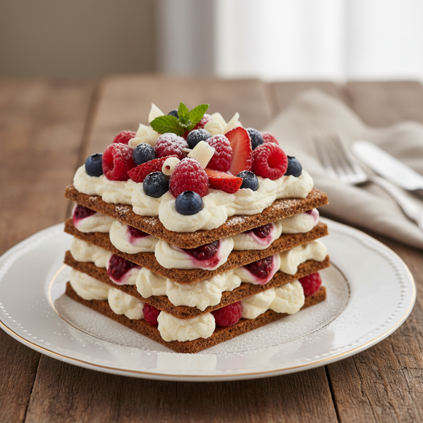 Elegant Layered Cream Cheese Delight recipe