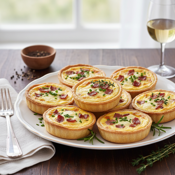 Elegant Mini Quiche Lorraine recipe