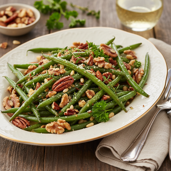 Elegant Nutty Green Beans Delight recipe