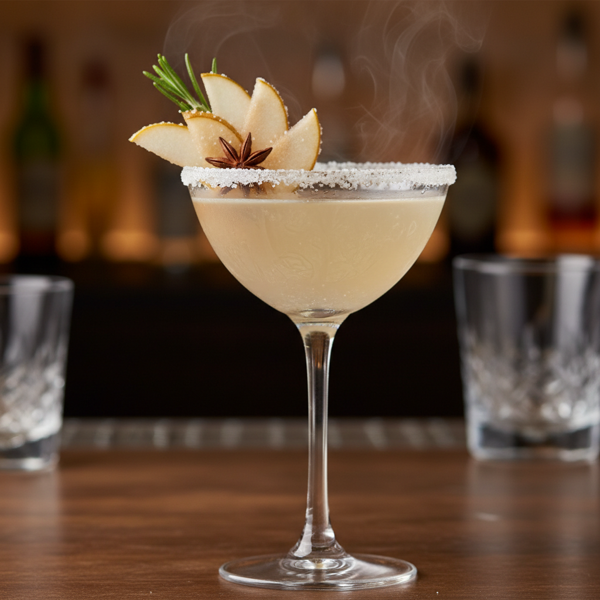 Elegant Pear Bliss Martini recipe