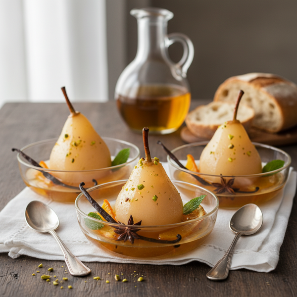 Elegant Poached Pears in Sauternes recipe