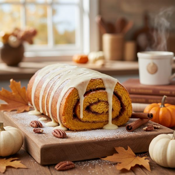 Elegant Pumpkin Spice Roll recipe