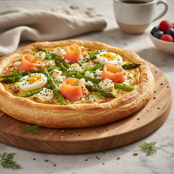 Elegant Savory Breakfast Tart recipe