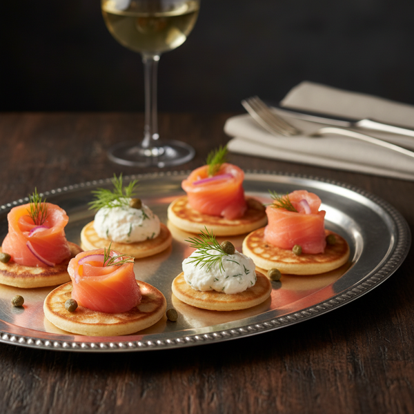 Elegant Smoked Salmon Canapés recipe