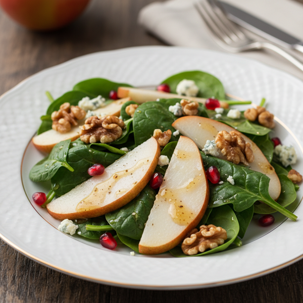 Elegant Spinach and Pear Medley recipe