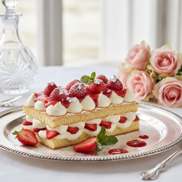 Elegant Strawberry Cream Delight recipe