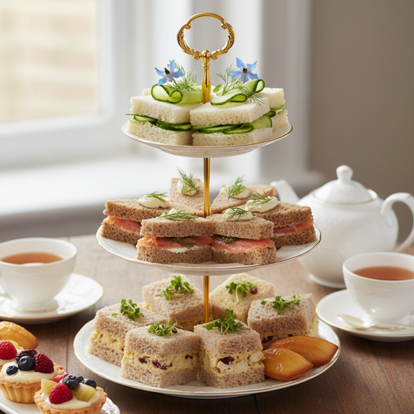Elegant Tea Sandwiches Variety recipe