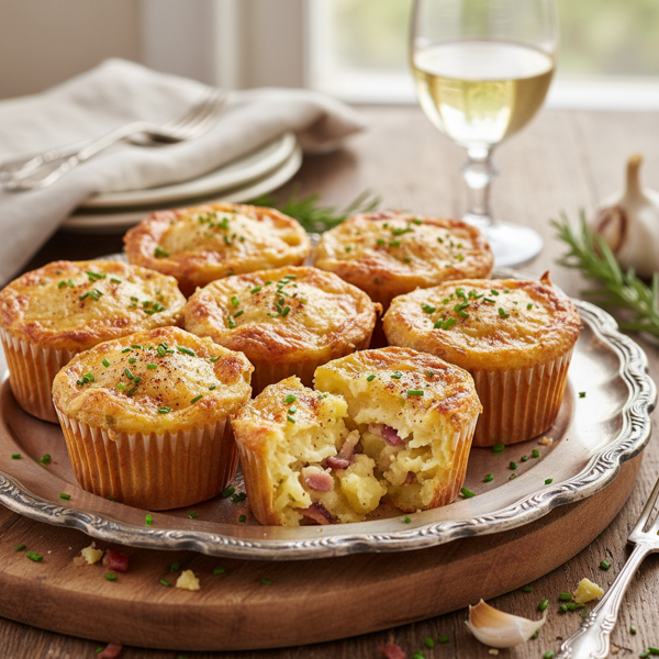 Elegant Twice-Baked Potato Gratin Muffins recipe
