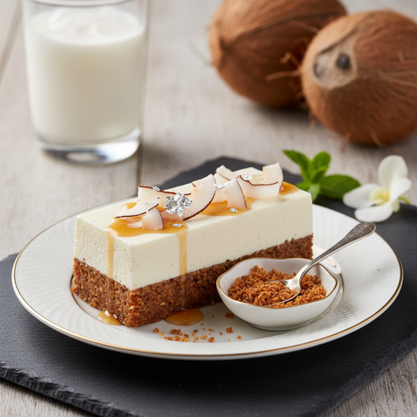 Elegant Two-Toned Coconut Delight recipe