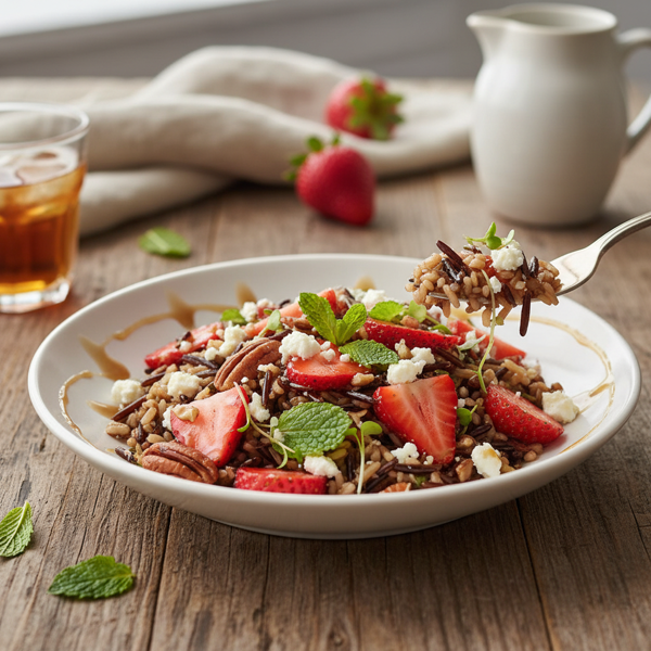 Elegant Wild Rice Strawberry Salad recipe