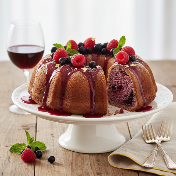 Elegant Wine Cake Delight recipe