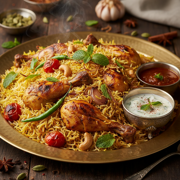 Elevated Chicken Biryani recipe