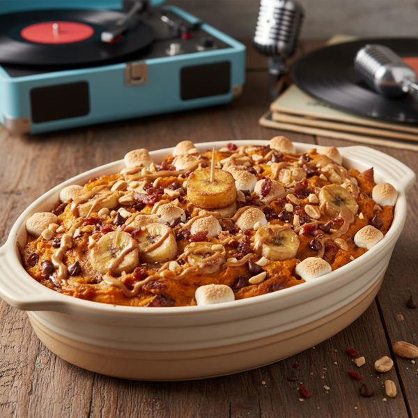 Elvis-inspired Sweet Potato Dream Casserole recipe