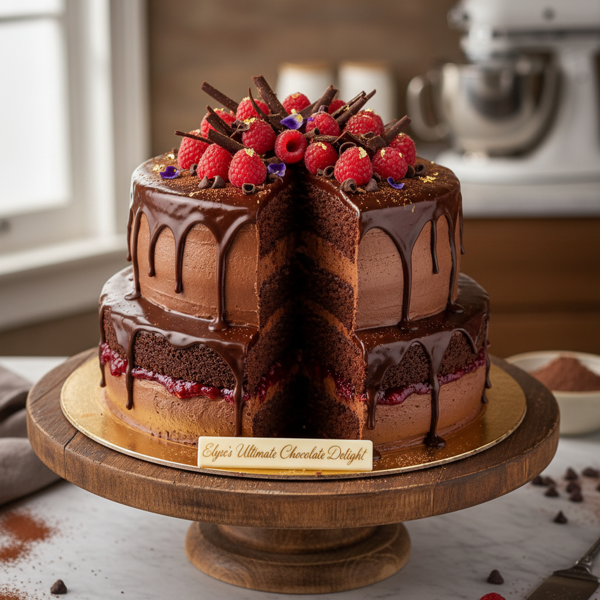 Elyse's Ultimate Chocolate Delight Cake recipe