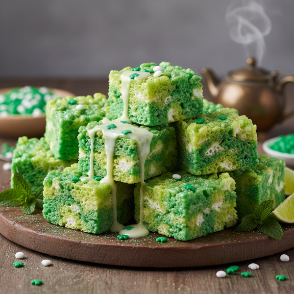 Emerald Isle Rice Krispie Treats recipe