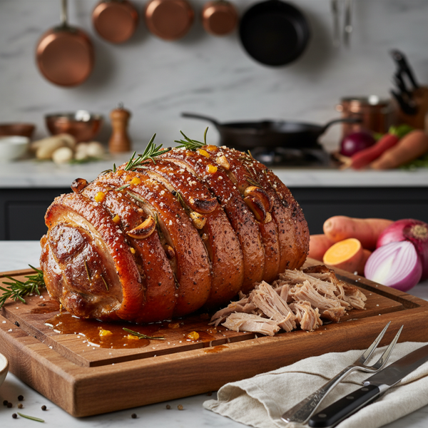 Emeril's Signature Slow-Roasted Pork Shoulder recipe