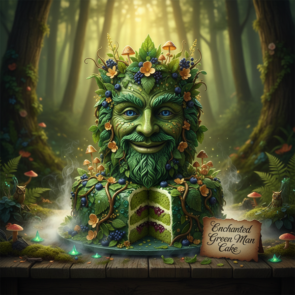 Enchanted Green Man Cake recipe