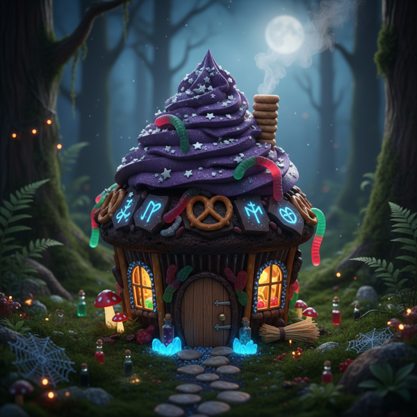 Enchanted Witch's Cupcake Cottage recipe