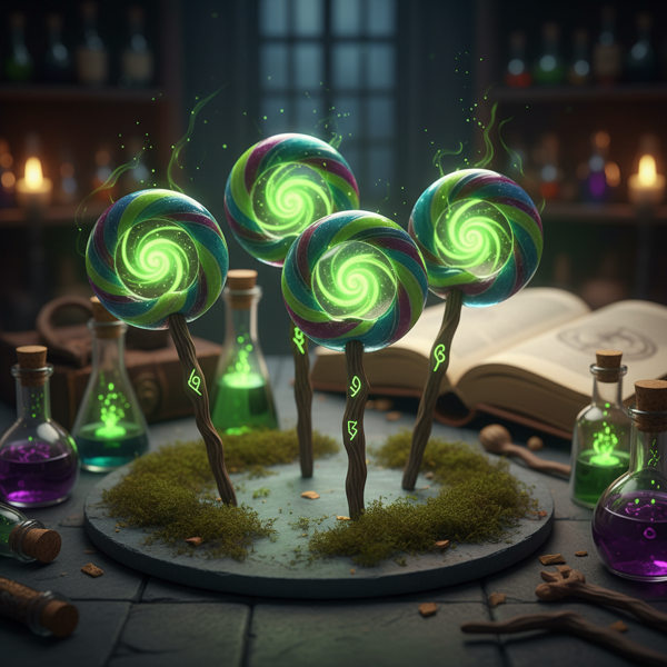 Enchanting Wizarding Acid Pops recipe