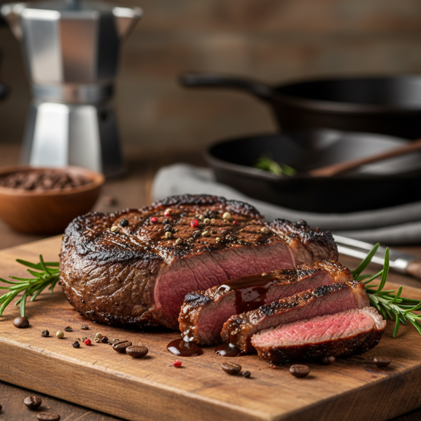 Espresso-Infused Grilled Steak recipe