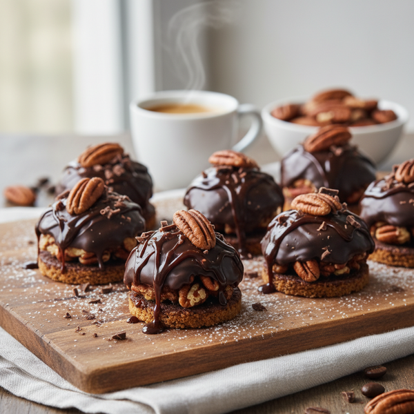 Espresso Chocolate Pecan Delights recipe