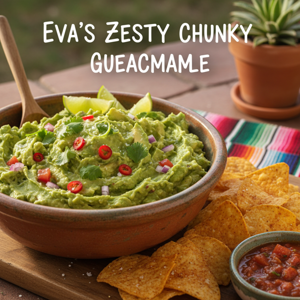 Eva's Zesty Chunky Guacamole recipe