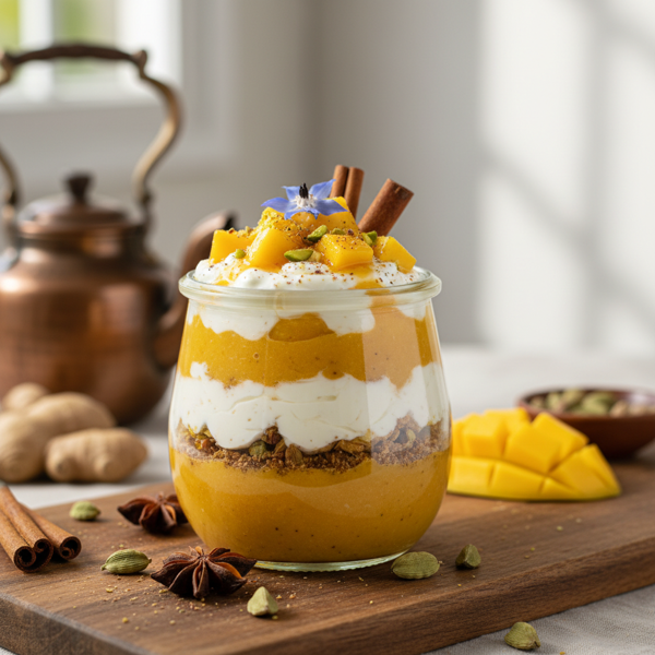 Exotic Chai Mango Dream Yogurt recipe
