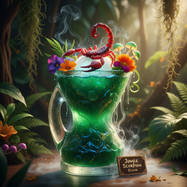 Exotic Jungle Scorpion Cocktail recipe