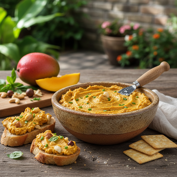 Exotic Mango Nut Cheese Spread recipe