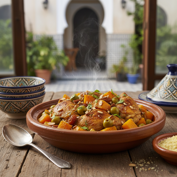 Exotic Moroccan Chicken & Butternut Stew recipe