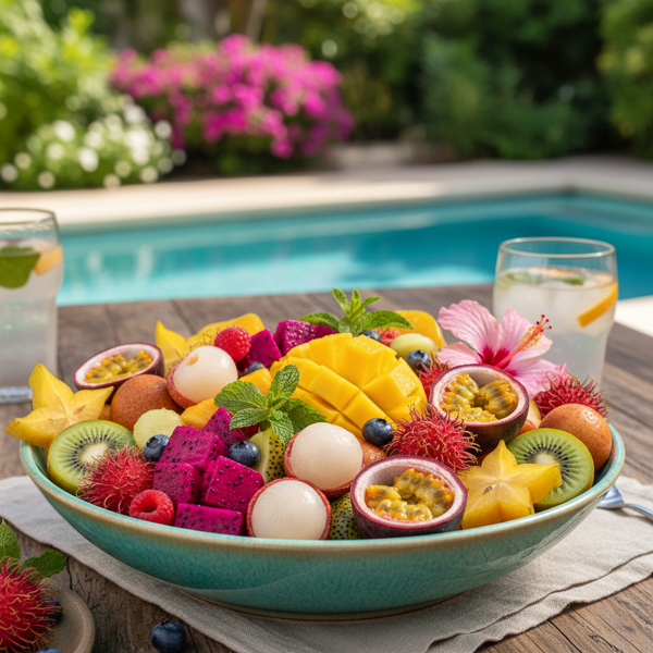 Exotic Summer Fruit Medley recipe