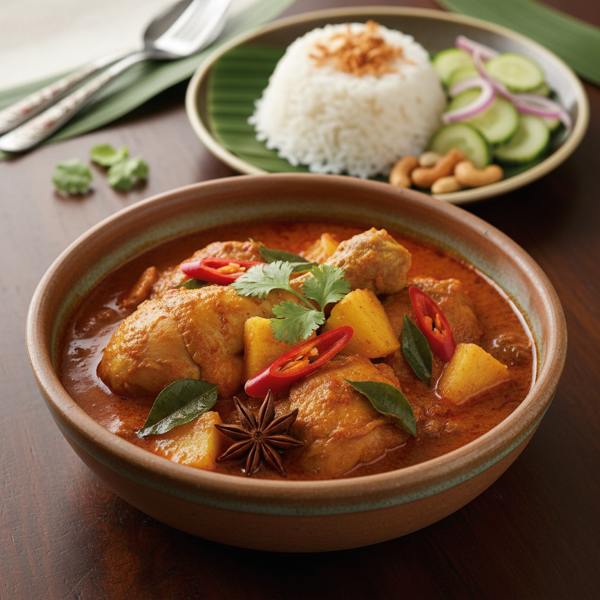 Exotic Sweet & Spicy Malaysian Chicken Curry recipe