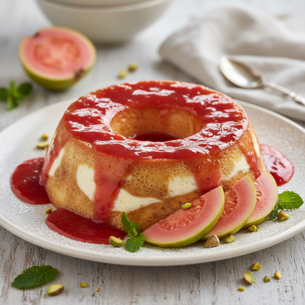 Exquisite Guava and Cream Cheese Flan recipe