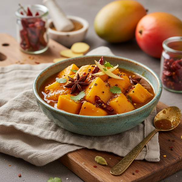 Exquisite Spiced Mango Chutney recipe