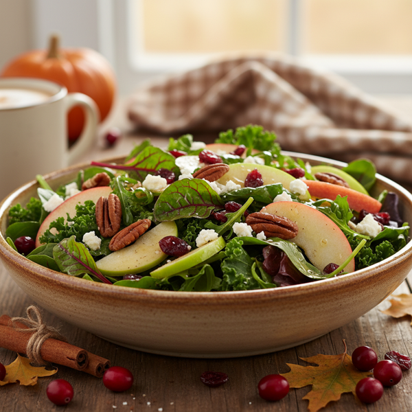 Fall Harvest Cranberry Apple Salad recipe