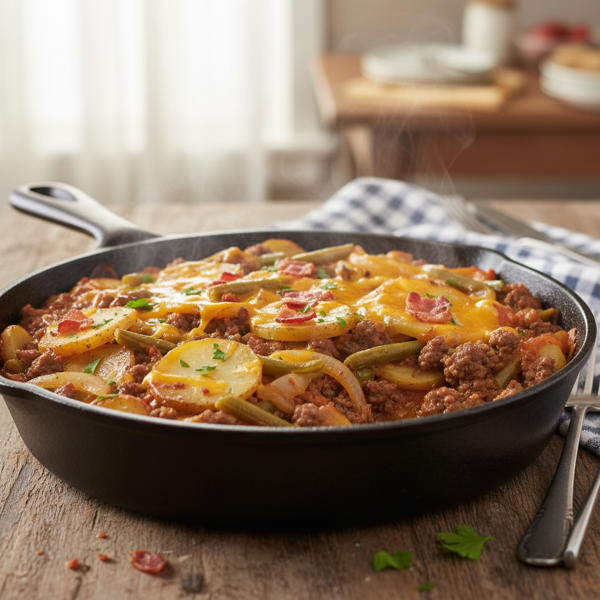 Family-Friendly Shipwreck Skillet Delight recipe