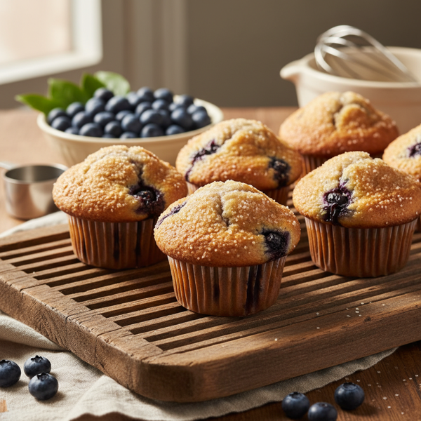 Farm-Fresh Blueberry Muffins recipe