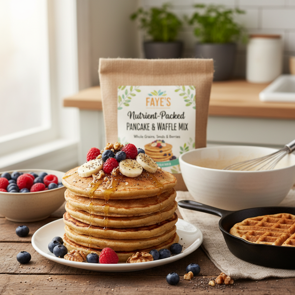 Faye's Nutrient-Packed Pancake & Waffle Mix recipe