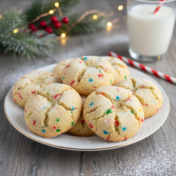 Festive Cake Mix Cookies recipe