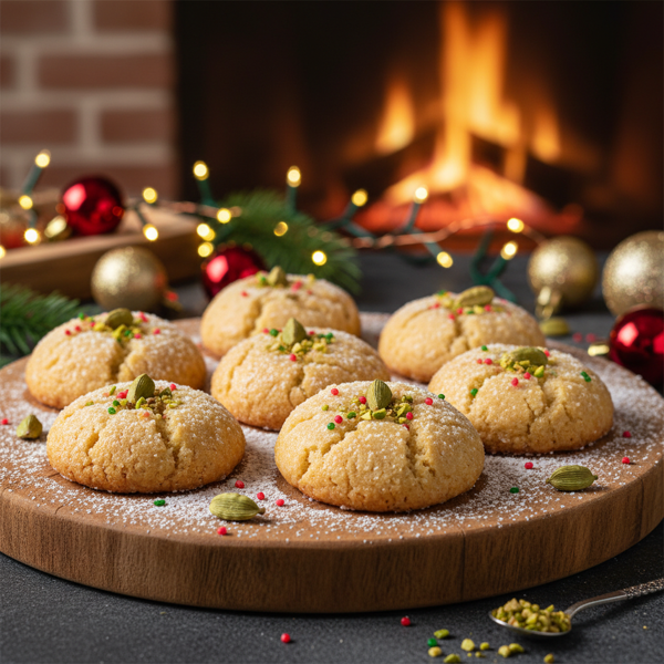 Festive Cardamom Delight Cookies recipe