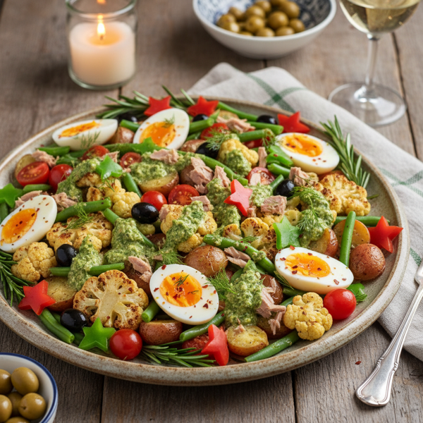 Festive Cauliflower Niçoise recipe