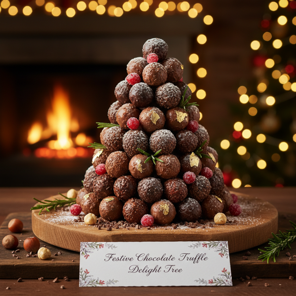 Festive Chocolate Truffle Delight Tree recipe
