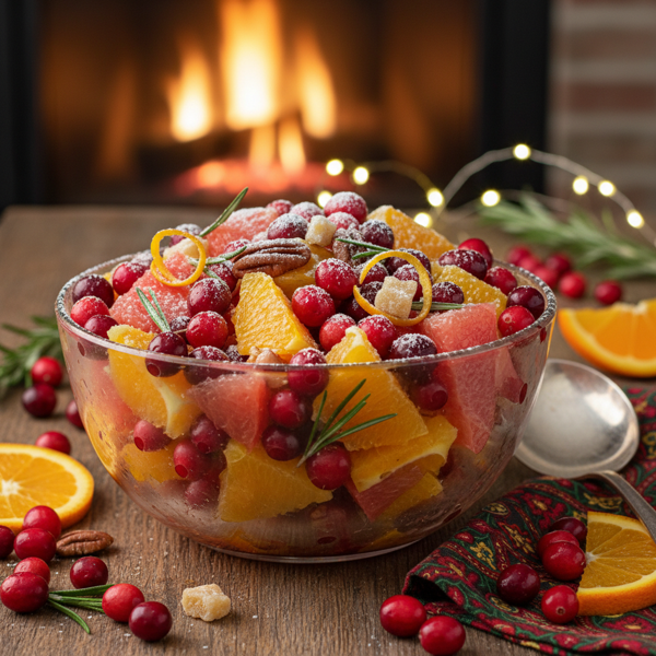 Festive Citrus Cranberry Medley recipe