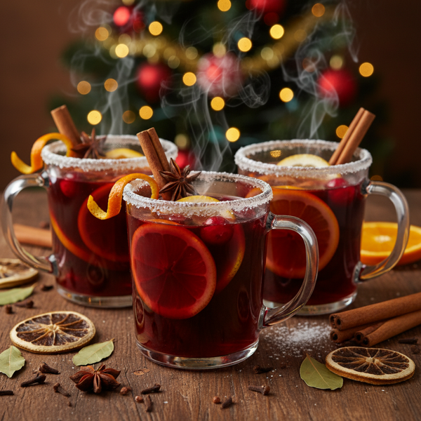 Festive Citrus Mulled Wine recipe
